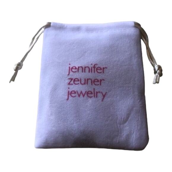 Jennifer Zeuner NIP 14K Hamilton Herringbone Yellow Gold Plated Necklace - Picture 10 of 13